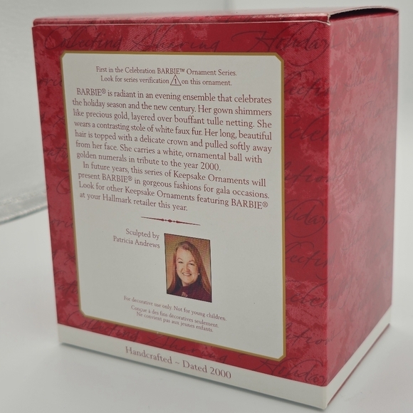 Vintage 2000 Hallmark Keepsake Celebration Barbie Ornament - Picture 2 of 6